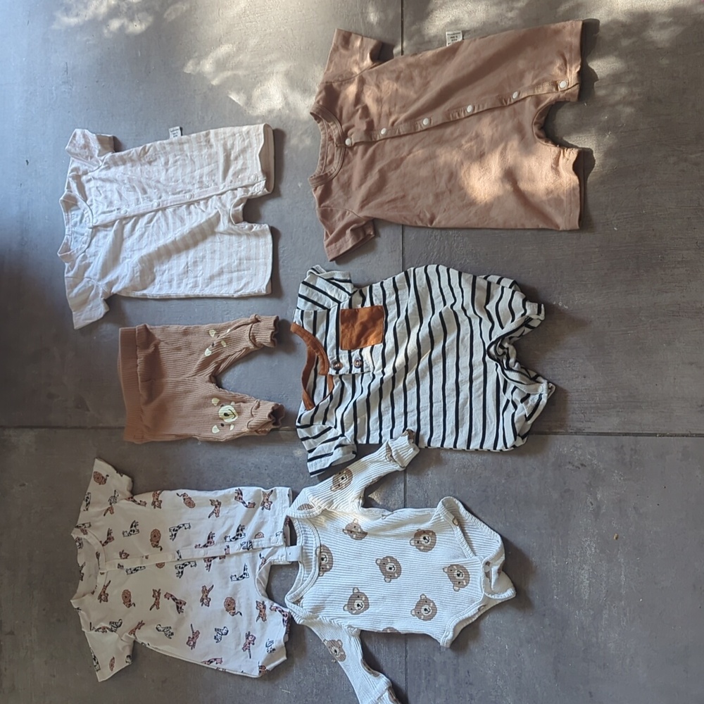 Shein Baby Lot 6 pieces 1 to 3 Months